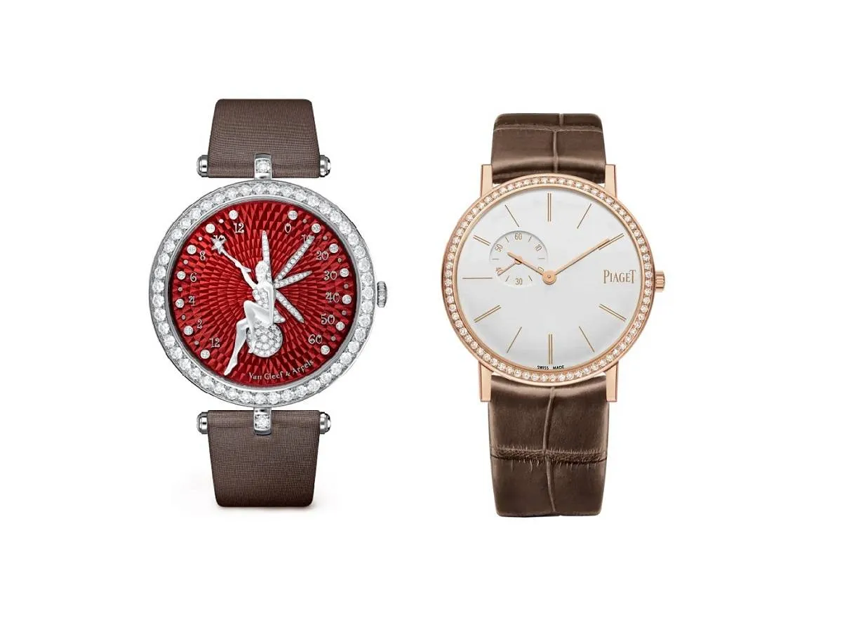 ساعات ذهب باللون البني لإطلالة أنثوية دافئة في شتاء 2023