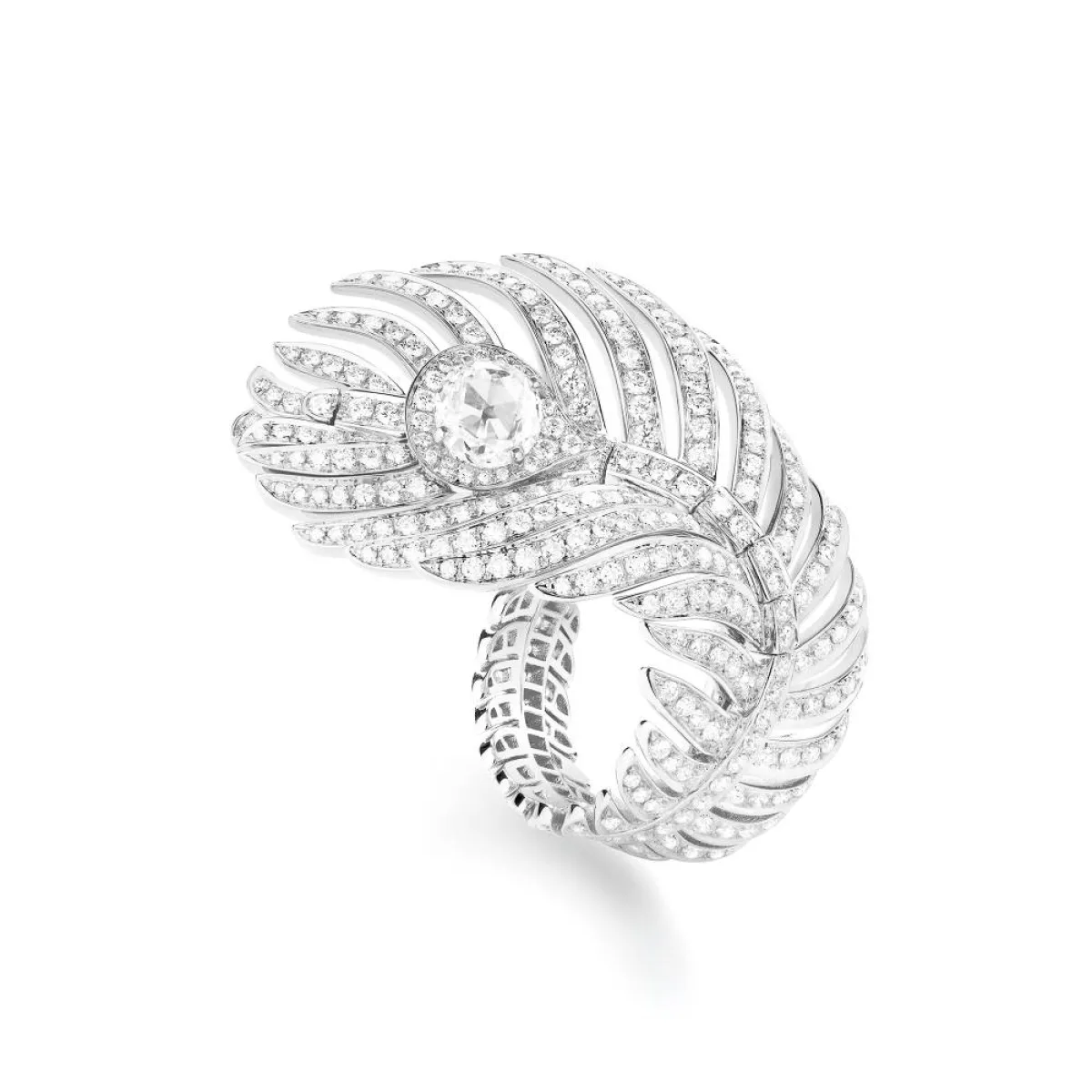 خاتم Plume de Paon  من بوشرون Boucheron