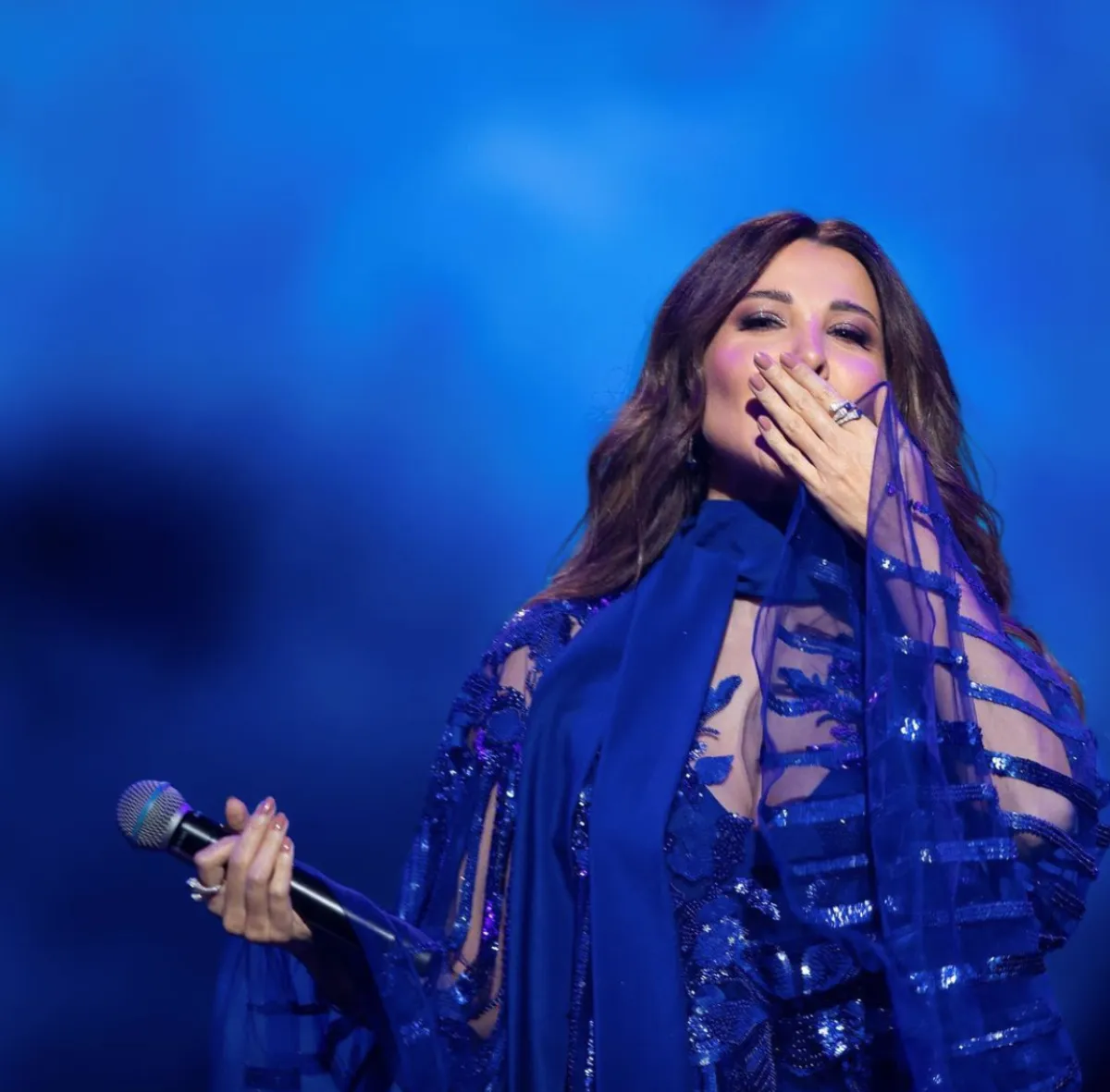 نانسي عجرم في حفل موسم الرياض - الصورة من حساب روتانا لايف على الانستجرام