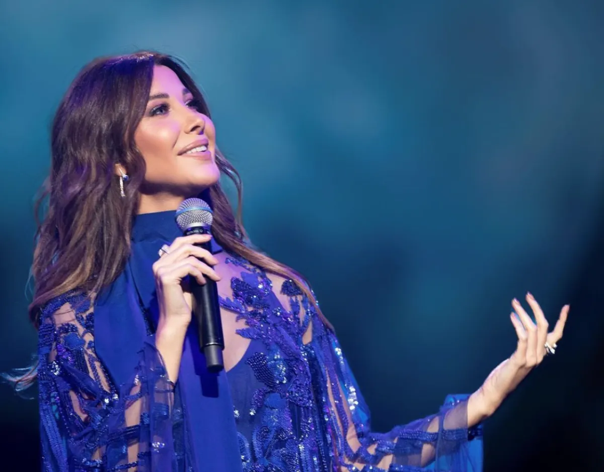 نانسي عجرم في حفل موسم الرياض - الصورة من حساب روتانا لايف على الانستجرام