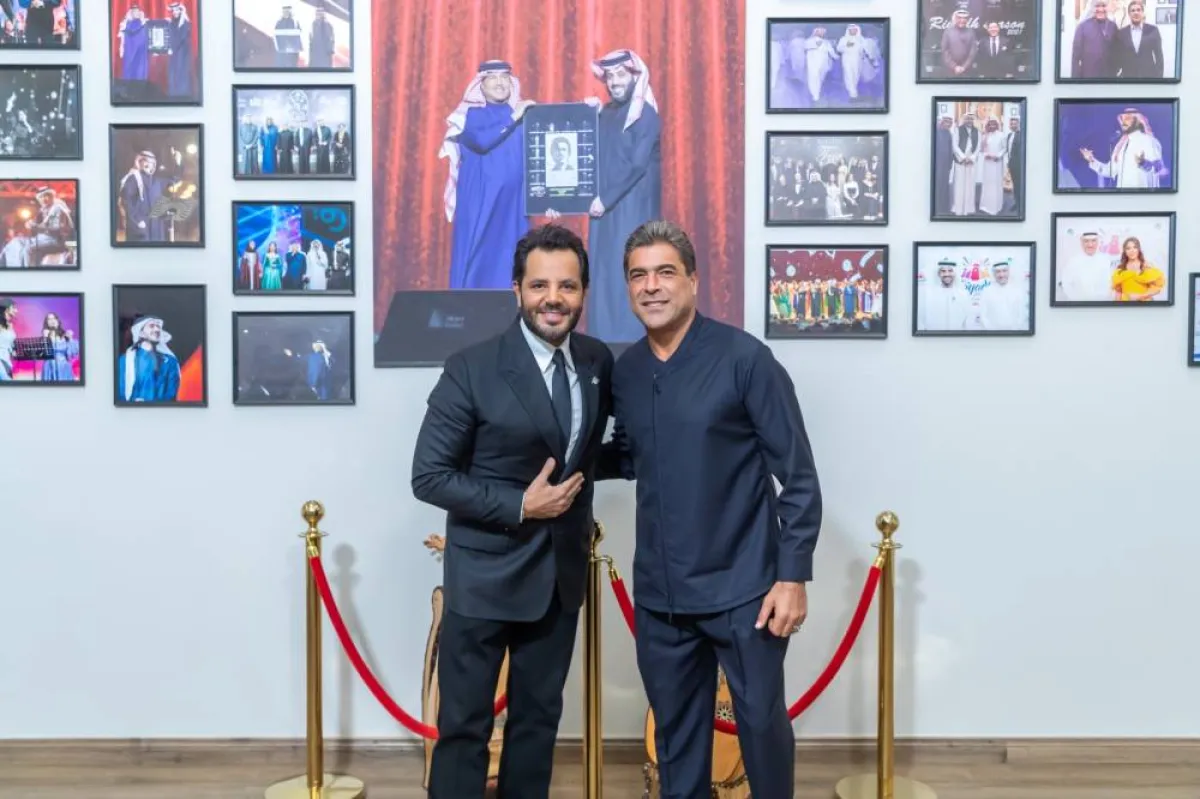 وائل كفوري ونيشان- الصورة من المركز الاعلامي ل روتانا