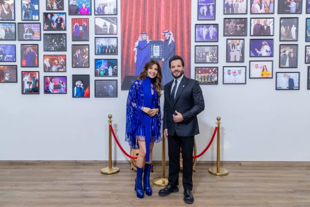 نانسي عجرم ونيشان- الصورة من المركز الاعلامي ل روتانا