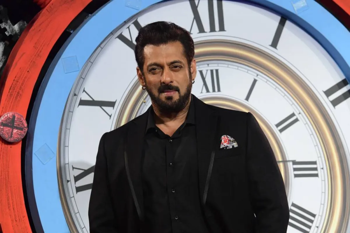  Salman Khan in Mumbai on September 27, 2022. SUJIT JAISWAL / AFP