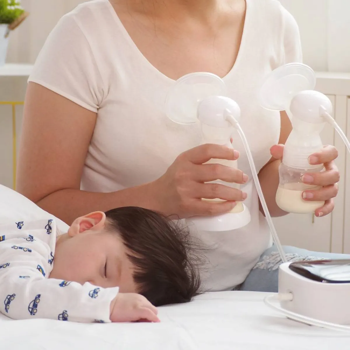 صورة لأم وطفلها