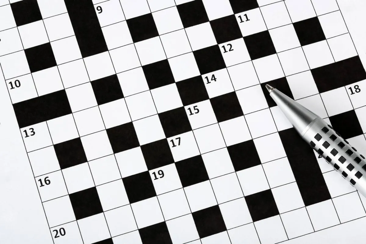 صورة للكلمات المتقاطعة