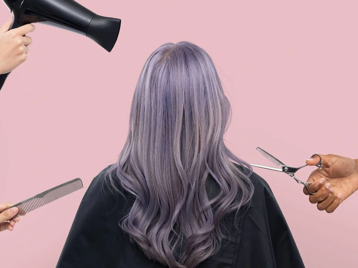 العناية بالشعر المصبوغ بالميش