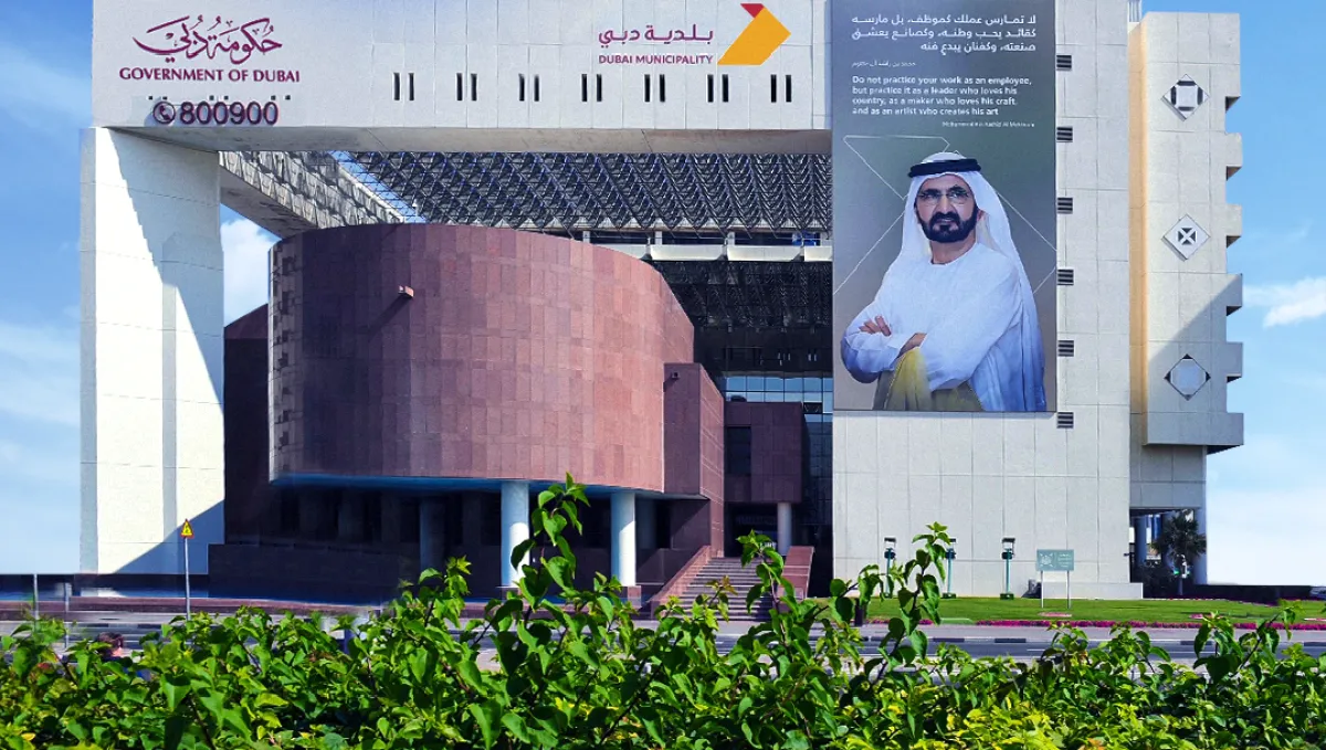 بلدية دبي. الصورة من حساب البلدية الرسمي