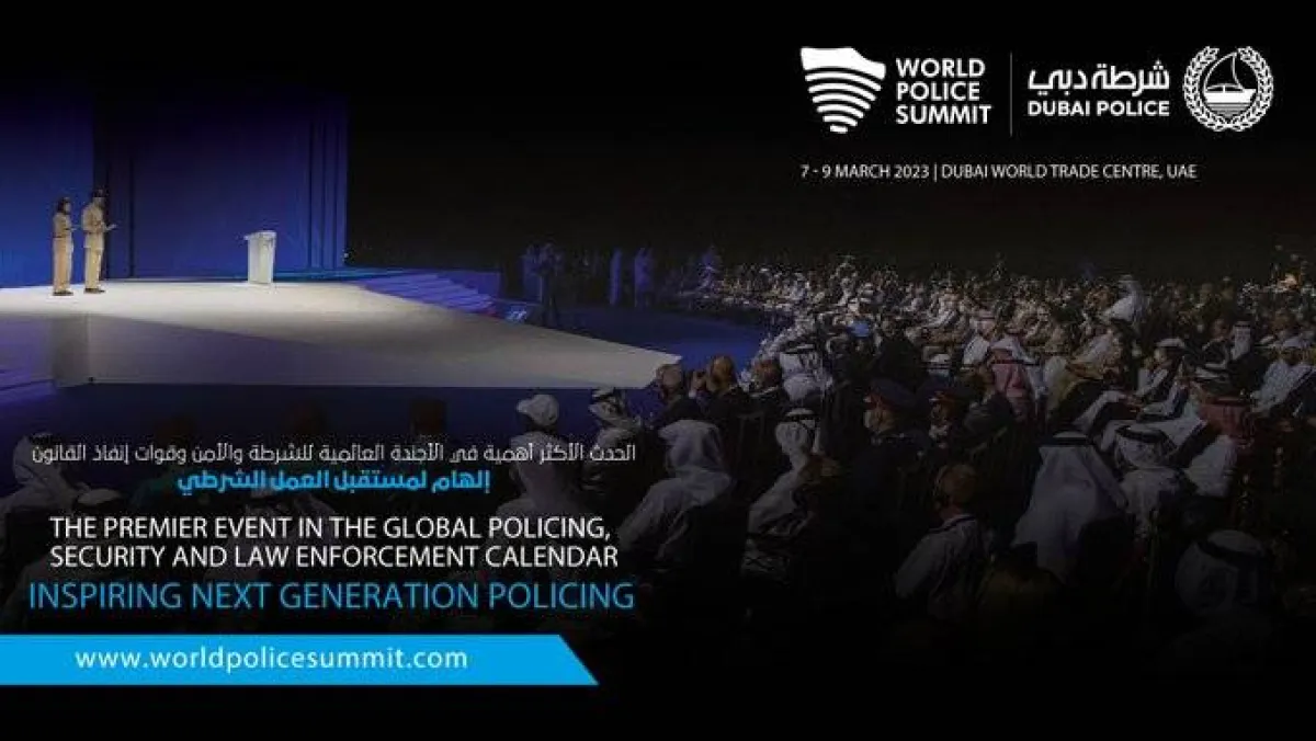 القيادة العامة لشرطة دبي تستضيف القمة العالمية الشرطية 2023. الصورة من مكتب دبي الإعلامي