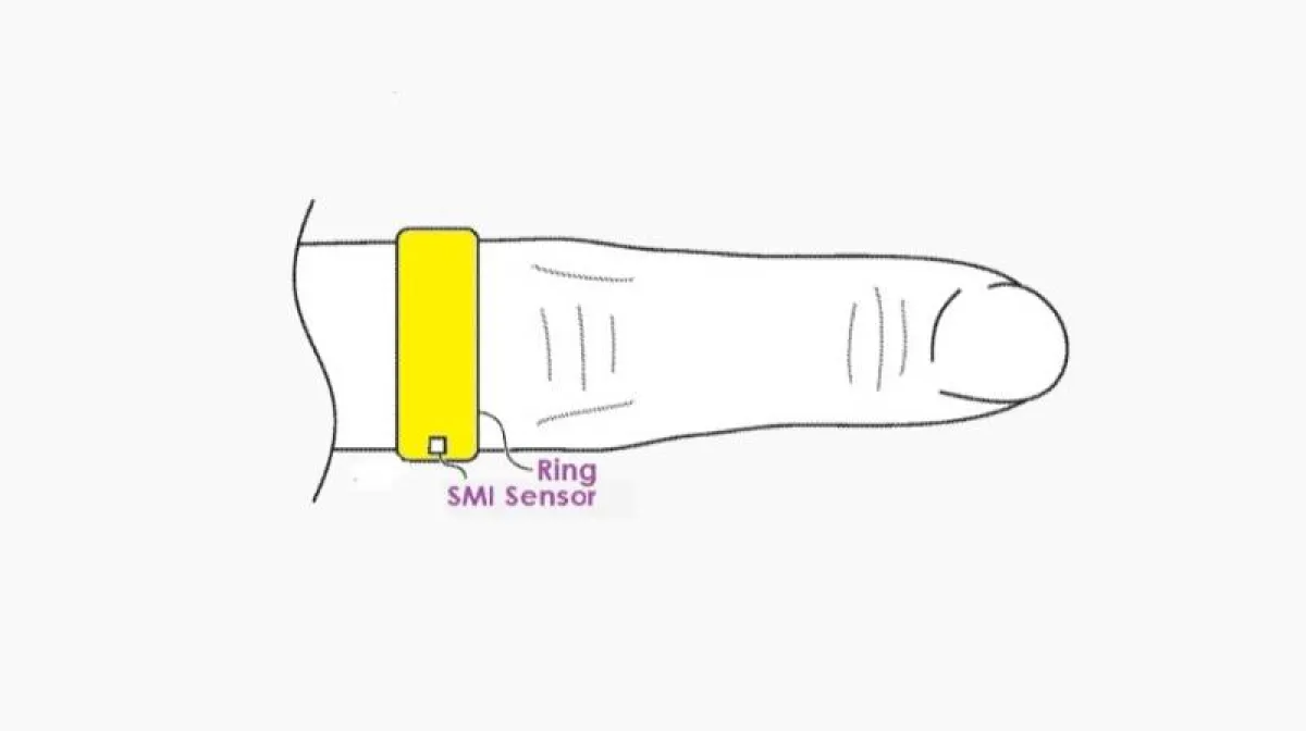 آبل تخترع خاتما ذكيا يتتبع معدل ضربات القلب وضغط الدم. الصورة من موقع patentlyapple