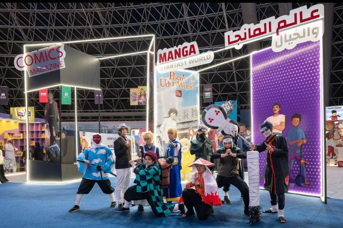 معرض جدة للكتاب 2022 يجذب عشاق مجسمات شخصيات الأنمي اليابانية