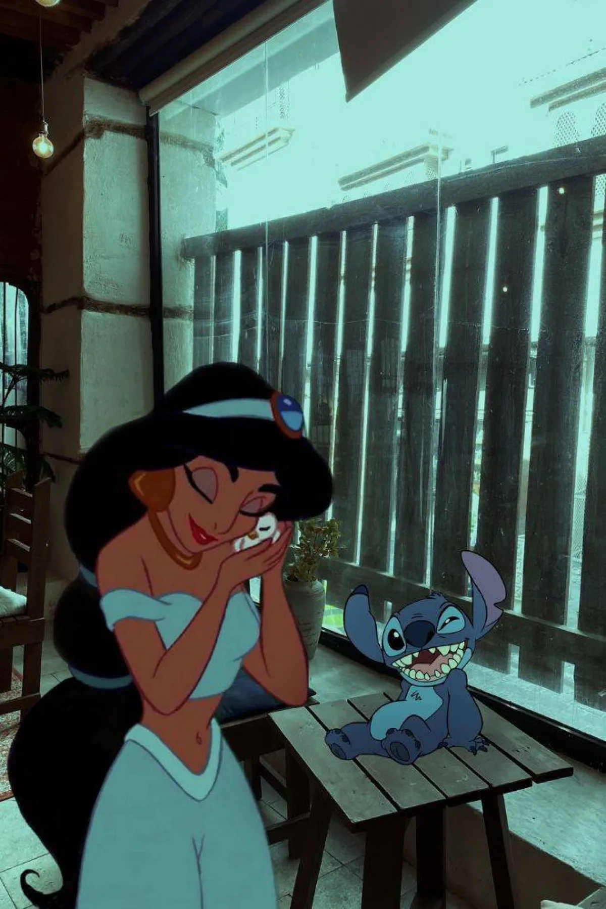 تظهر الصورة عمل حازم الأهدل