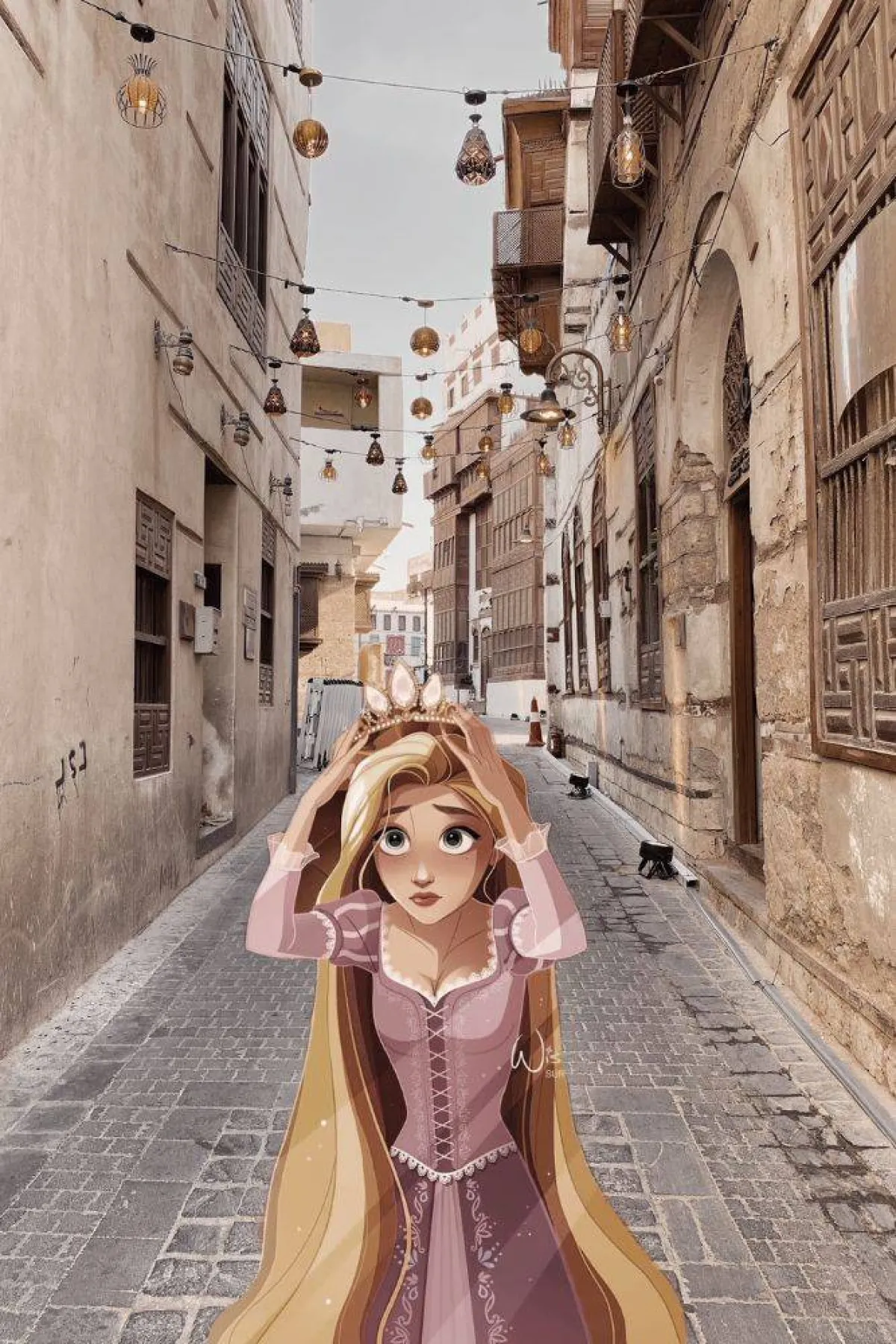 تظهر الصورة عمل حازم الأهدل