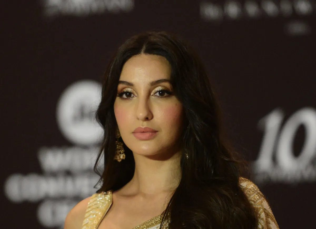 In this picture taken on July 29, 2022, Bollywood actress Nora Fatehi attends fashion show for Mijwan Welfare Society in Mumbai. SUJIT JAISWAL / AFP