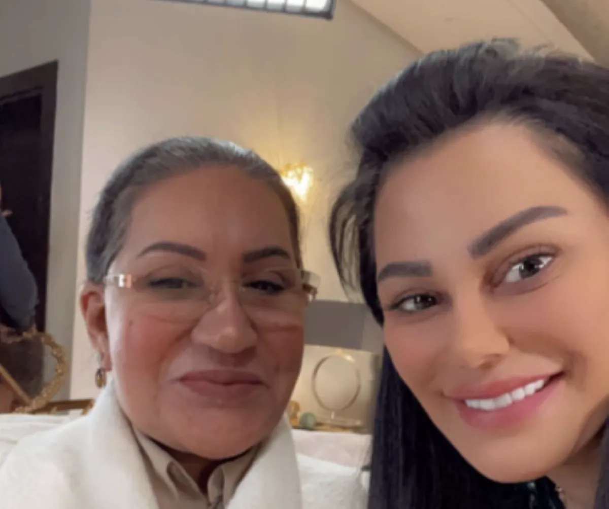 فاطمة الطباخ و سعاد عبدالله- الصورة من حسابها على الانستغرام