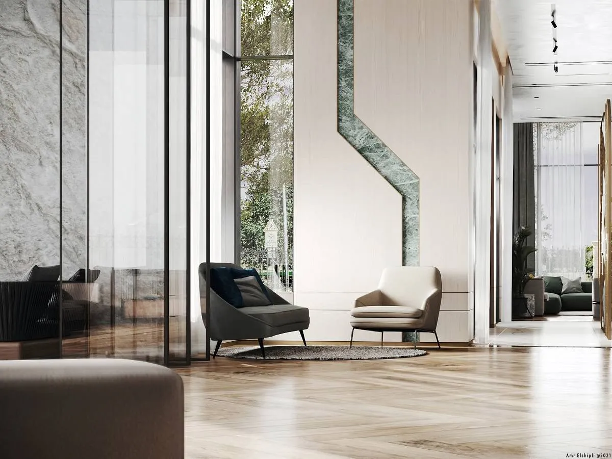 لا بدّ من استخدام ألوان فاتحة في طلاء جدران وعناصر المدخل الضيّق 