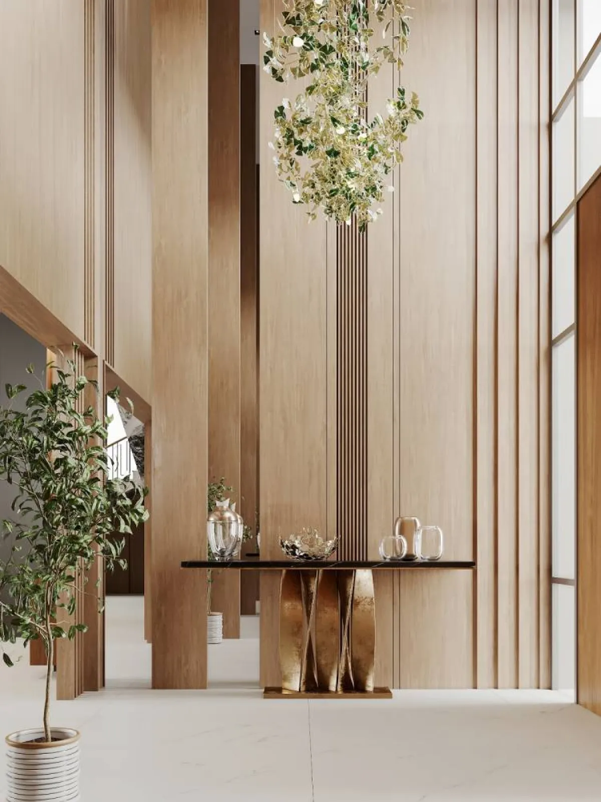 تبدو الألوان الفاتحة والمشرقة مناسبة،  عند اختيار طلاء لجدران المدخل الداخلي  