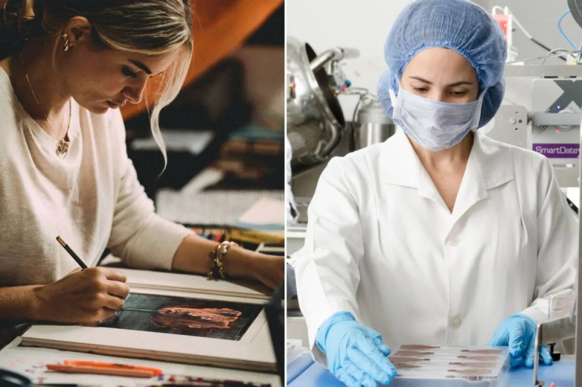 الفرق بين العلم والفن