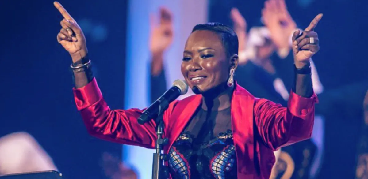 خديجة معاذ- الصورة من موسم الرياض على الانستغرام