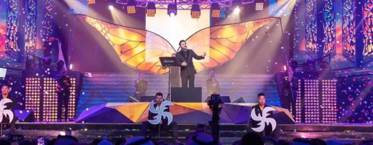 ماجد المهندس الصورة من  حساب روتانا لايف على الانستغرام