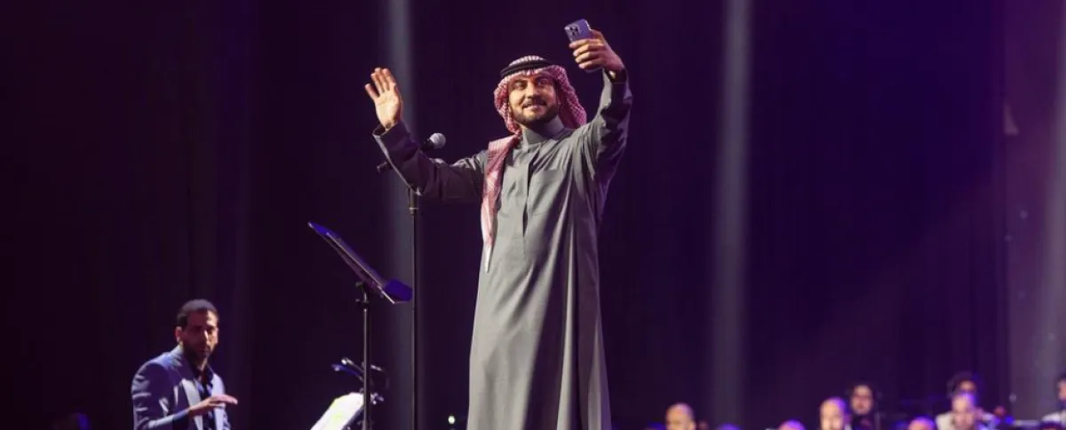 ماجد المهندس الصورة من حساب روتانا لايف  على الانستغرام