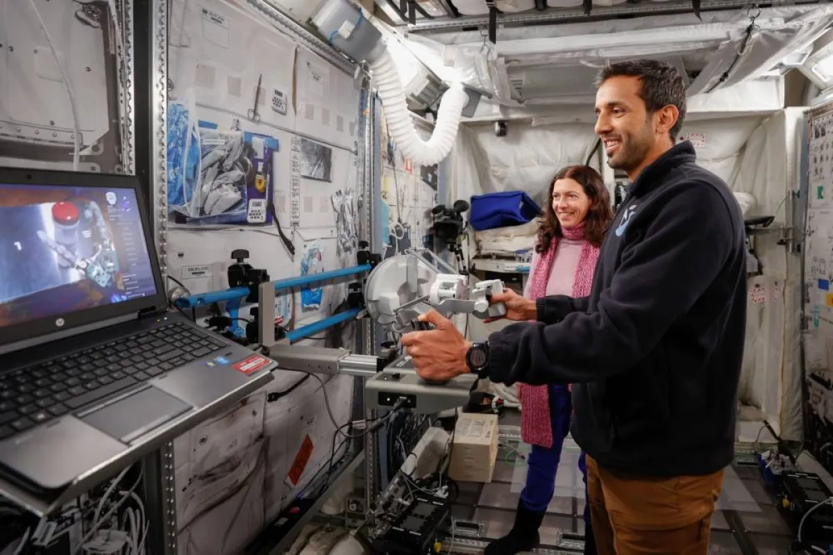 سلطان المنصوري أثناء التدريب. الصورة من حسابه الرسمي على تويتر