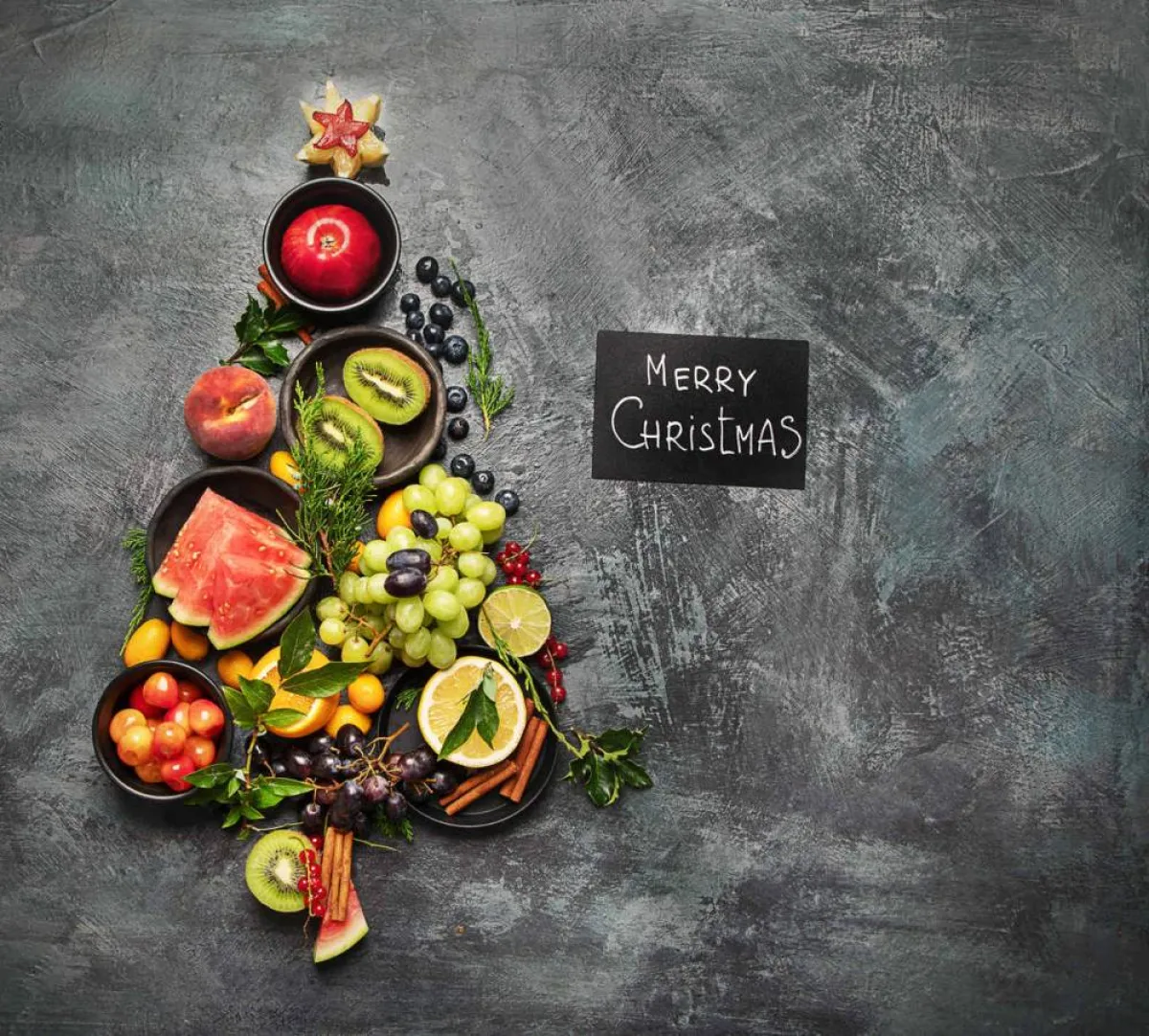 صورة اطباق الفاكهة المشكلة