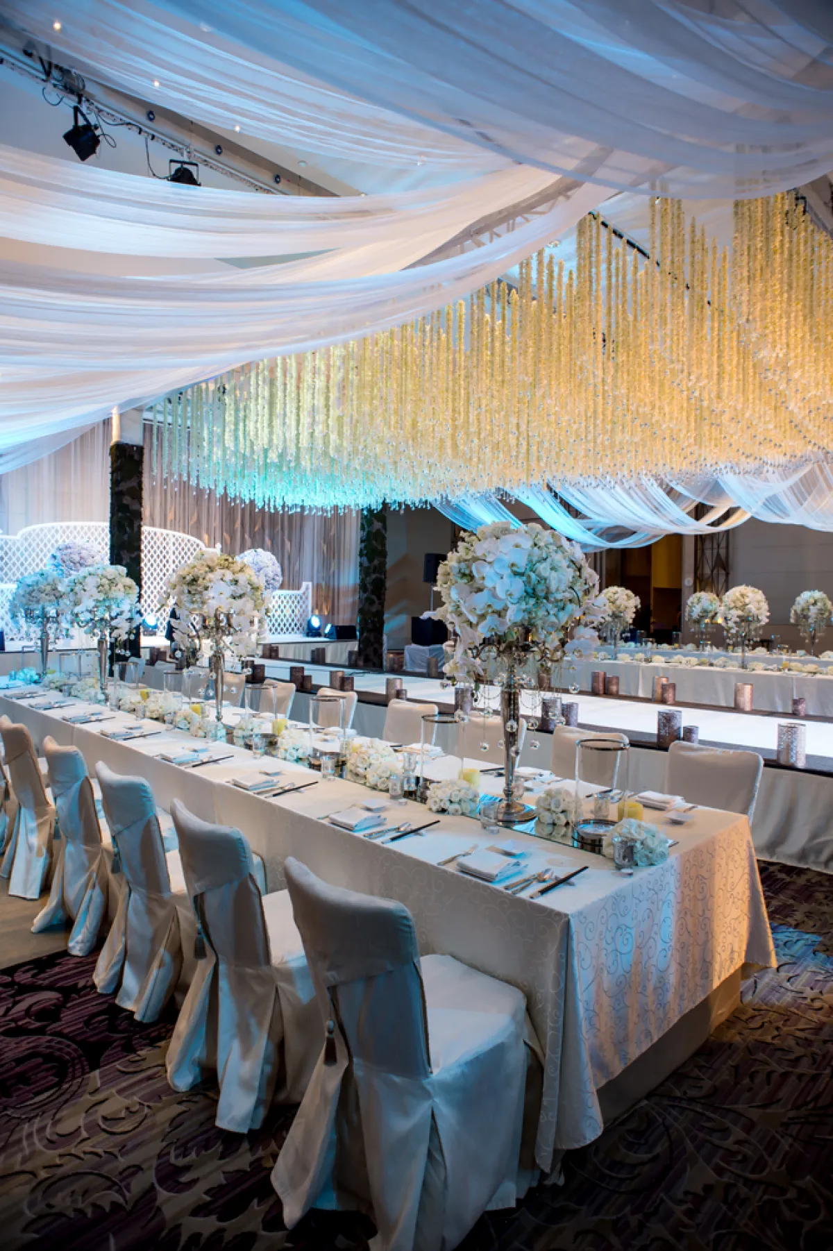 ديكورات حفلات الزفاف الشتوية