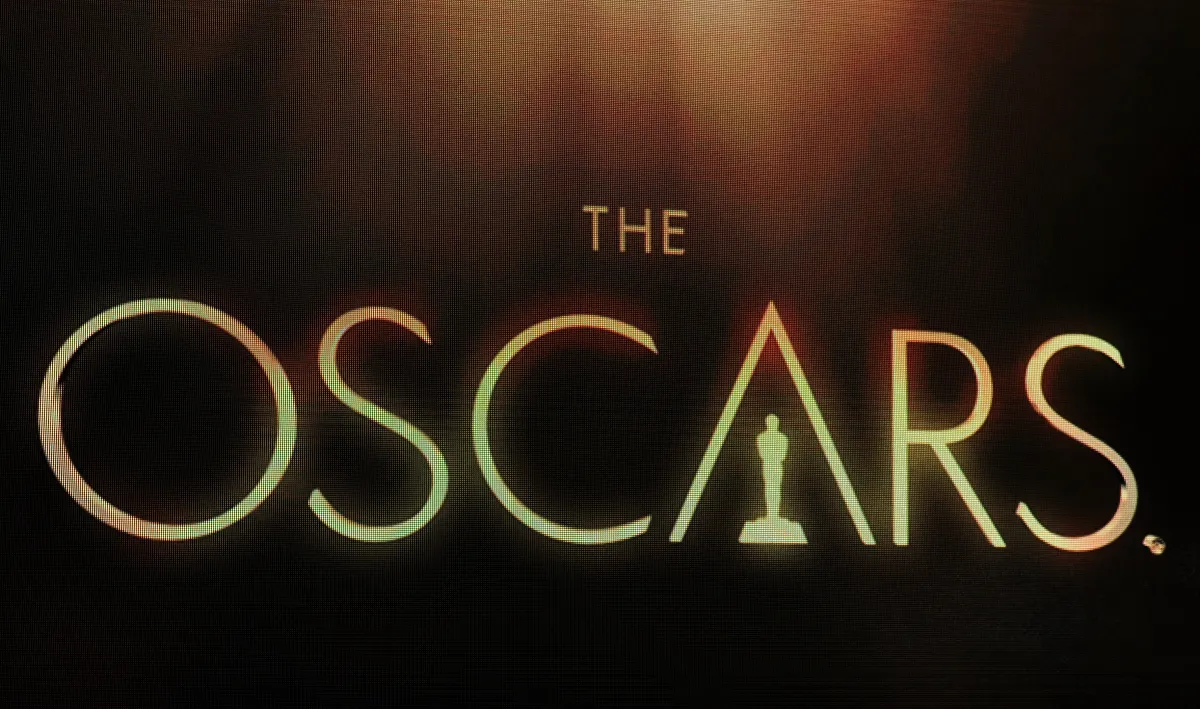 A giant screen shows the Oscar logo, at the 86th Academy Awards nominations announcement, at the Academy of Motion Picture Arts and Sciences, January 16, 2014 in Beverly Hills, California. AFP PHOTO / Robyn BECK Robyn BECK / AFP