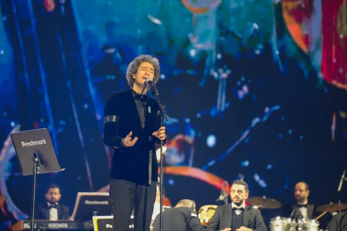 محمد محسن في ليالي الفنون الخالدة -الصورة من حساب موسم الرياض على تويتر