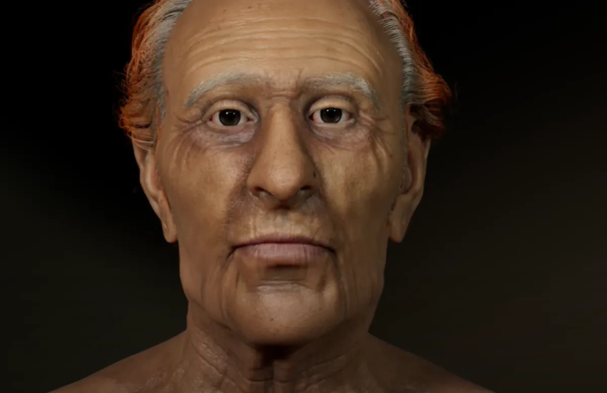 إعادة بناء وجه رمسيس الثاني - الصورة من Face Lab LJMU