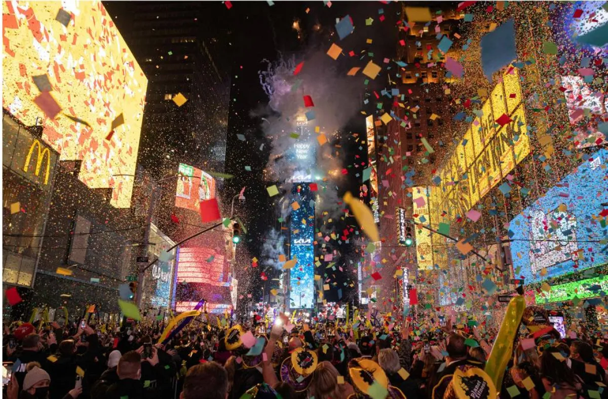 يقام حفل أسطوري في تايمز سكوير بنيويورك