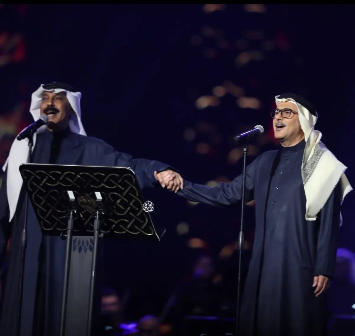 خالد الشيخ وعبدالله الرويشد - الصورة من الشركة المنظمة روتانا