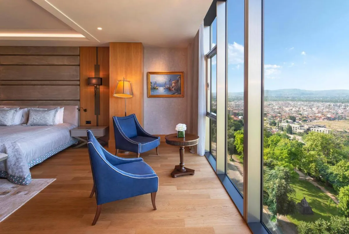 إطلالات جذّابة من غرف أفضل فنادق بورصة 