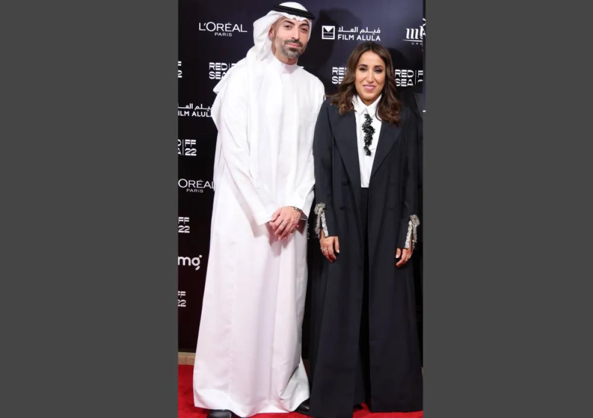 جمانة الراشد رئيس مجلس أمناء مؤسسة مهرجان  البحر الأحمر السينمائي الدولي والرئيس التنفيذي للمجموعة السعودية للأبحاث والإعلام في تصميم من Loodyana