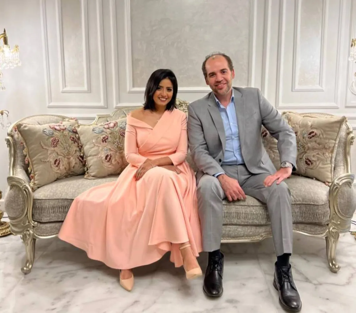 حفل خطوبة سهر الصايغ - الصورة من حسابها على الفيس بوك