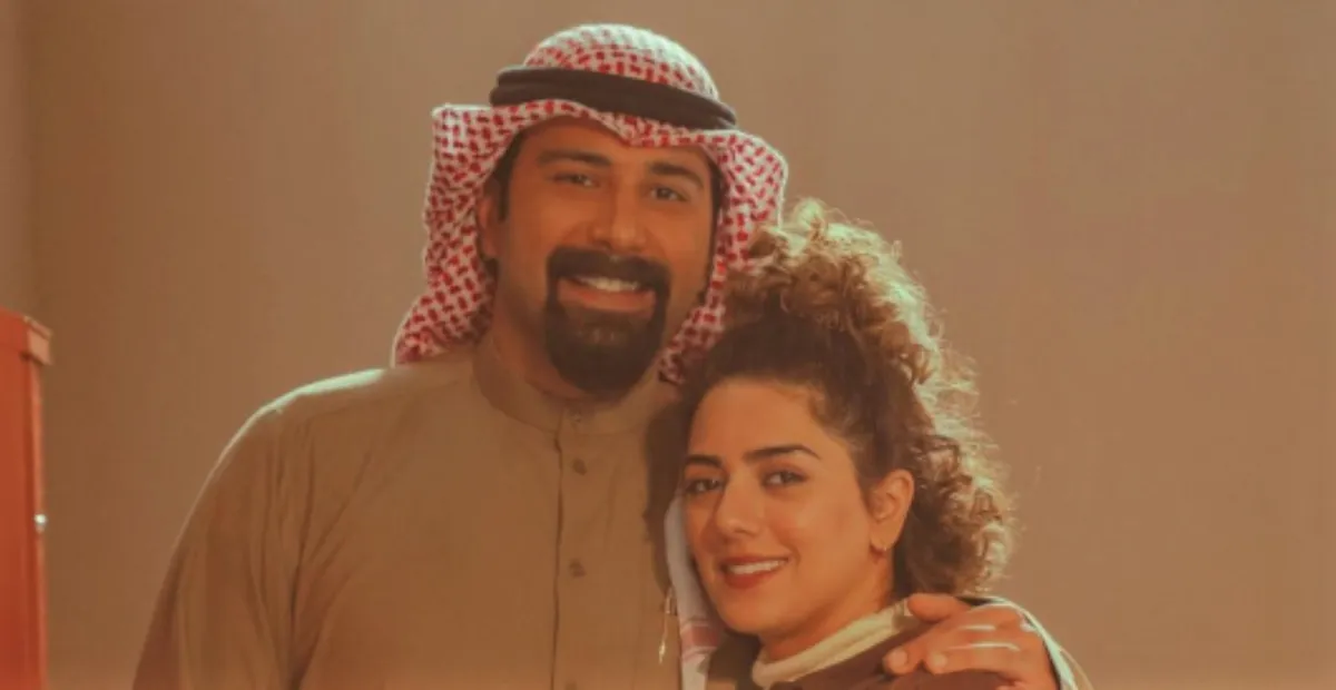 هيا عبدالسلام وفؤاد علي -الصورة من حسابها  على الانستغرام