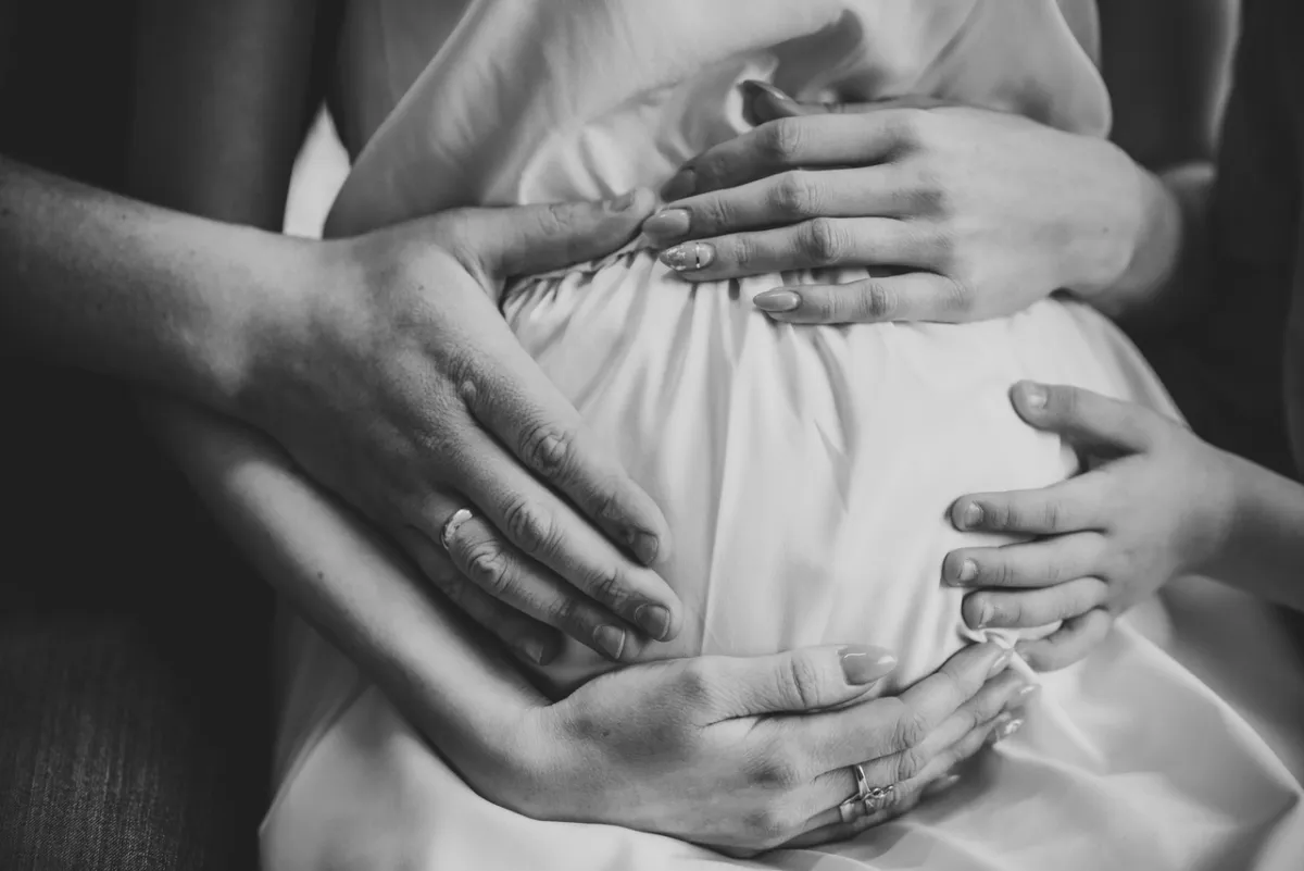 صورة لبطن الحامل