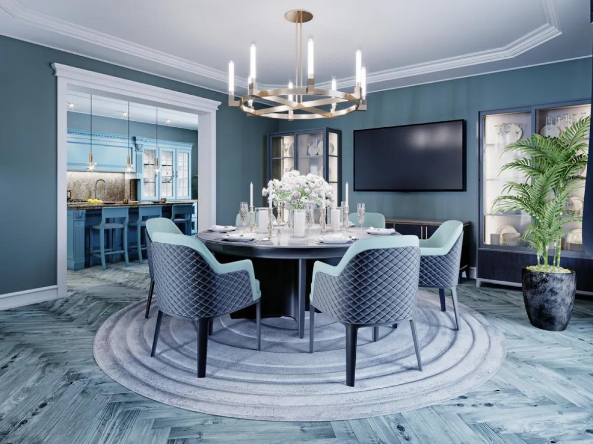 من الرائج استخدام قطع الزينة المعدّة من الزجاج الشفاف 