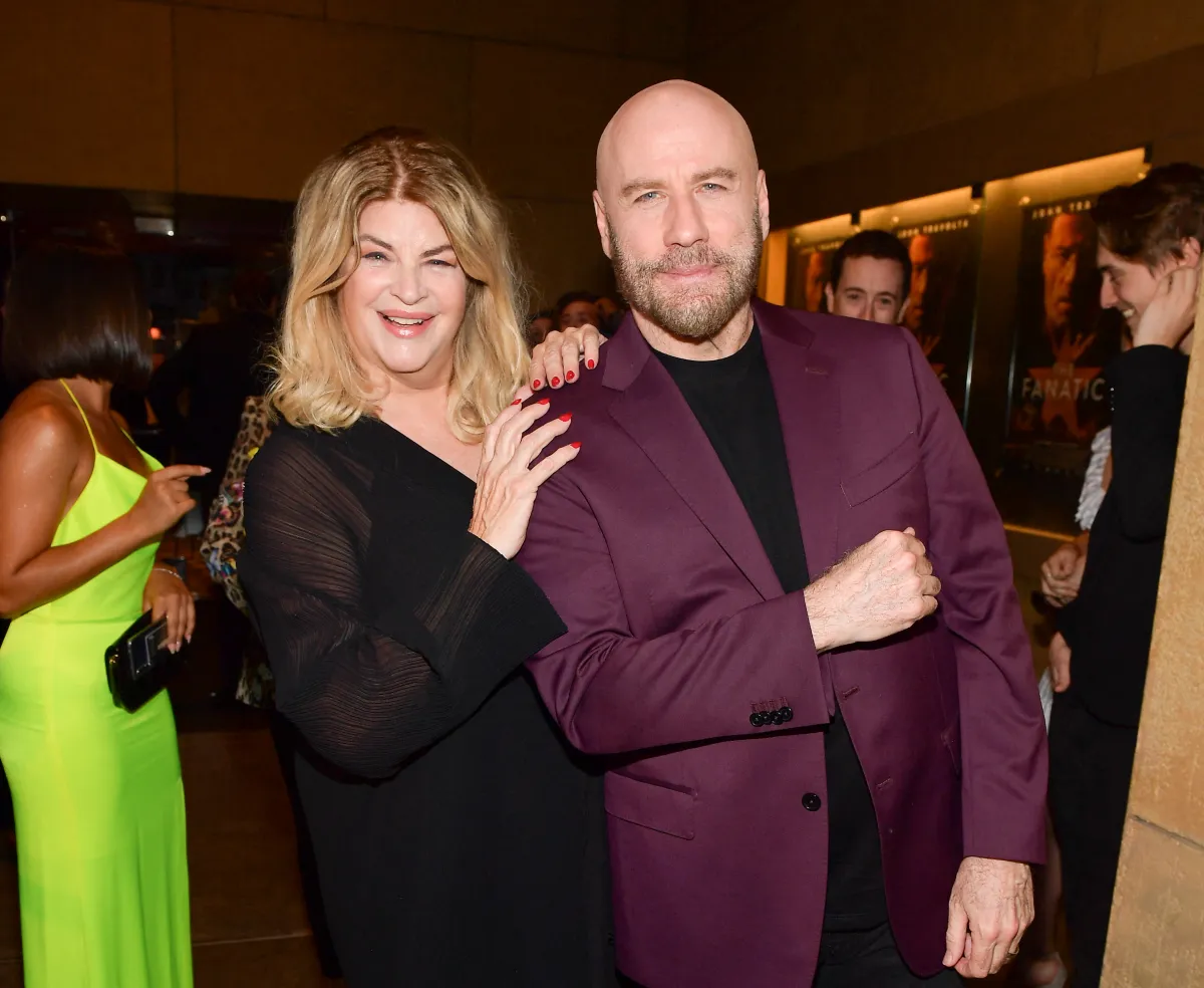 Kirstie Alley and John Travolta on August 22, 2019 in Hollywood, California. Matt Winkelmeyer / GETTY IMAGES NORTH AMERICA / Getty Images via AFP