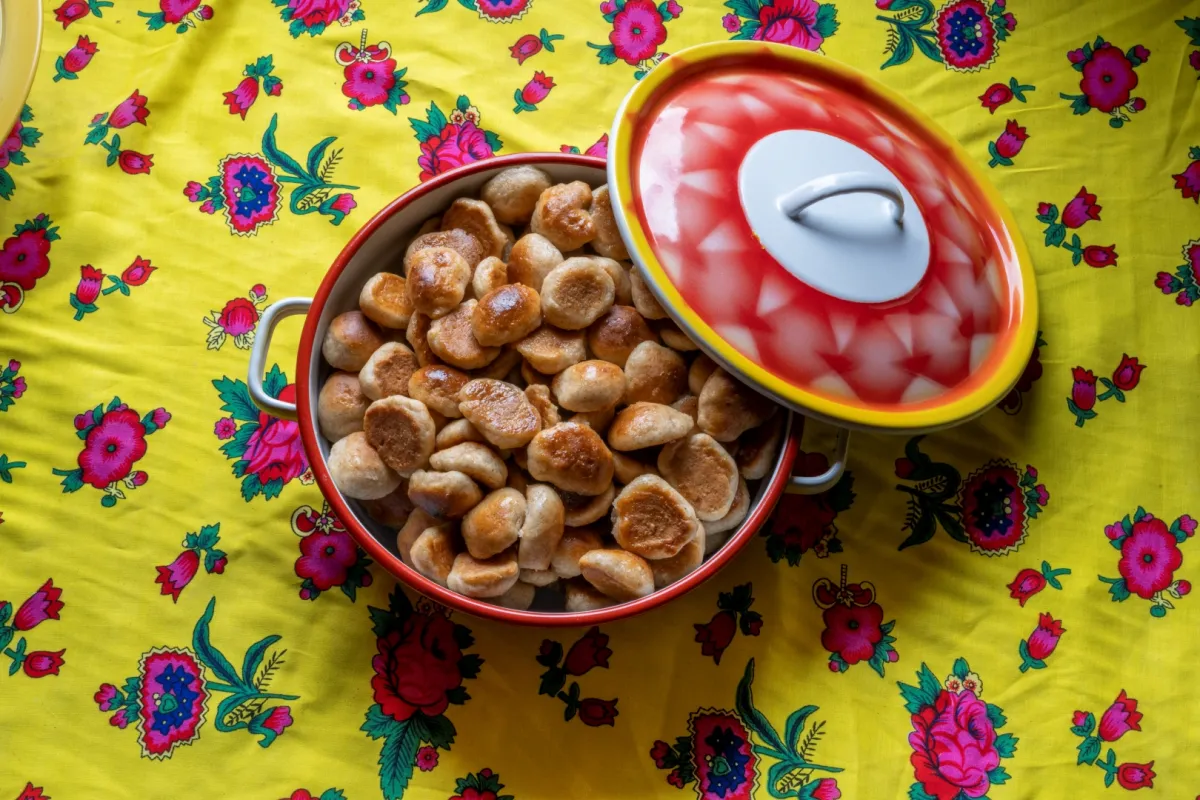 المقشوش الحلوى الوطنية السعودية- المصدر وزارة الثقافة 