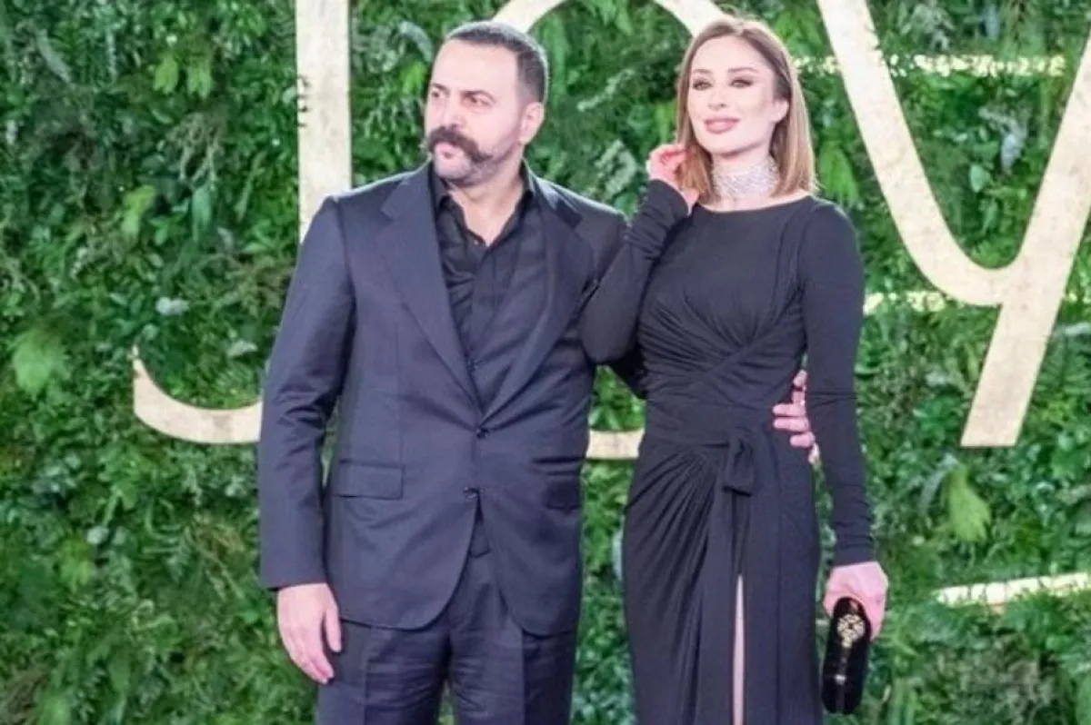تيم حسن ووفاء الكيلاني من حفل Joy Awards - الصورة من المركز الاعلامي لموسم الرياض