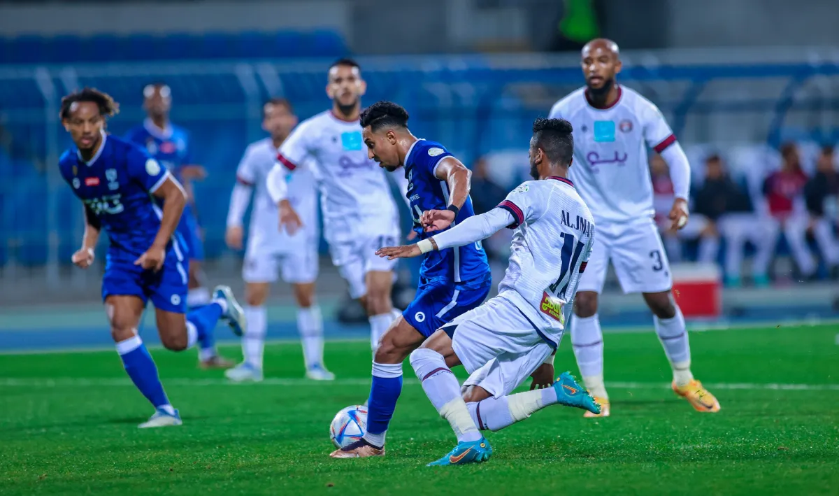 نادي الهلال يواجه العدالة  في دوري روشن السعودية - الصورة من حساب نادي الهلال على تويتر