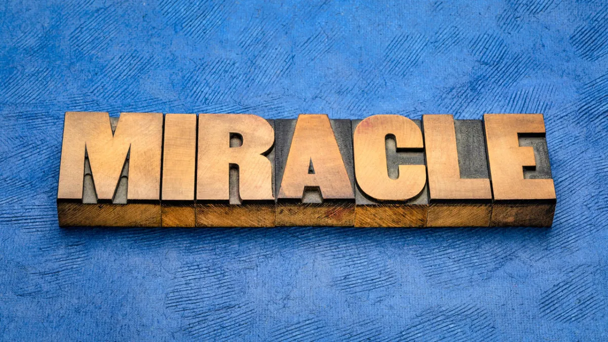 صورة تعبيرية عن المعجزة