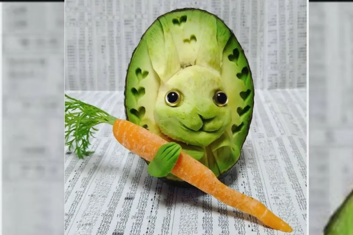 نحت الخضراوات والفواكه