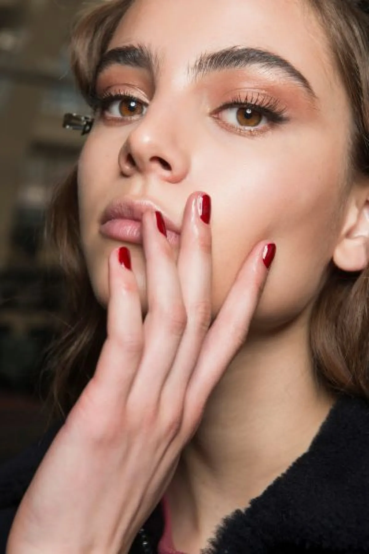 صور مكياج عيون برونزي