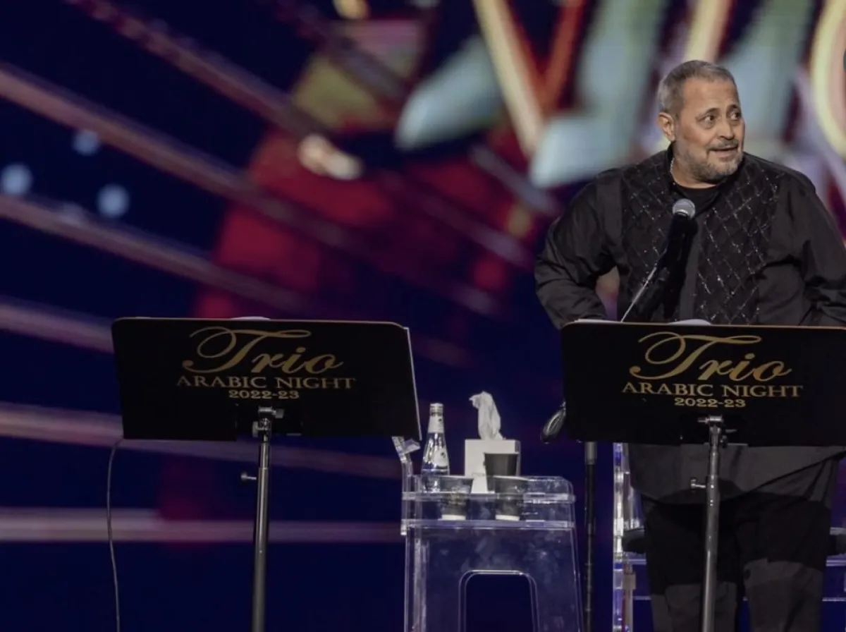 جورج وسوف في تريو نايت - الصورة من حساب موسم الرياض على الانستجرام