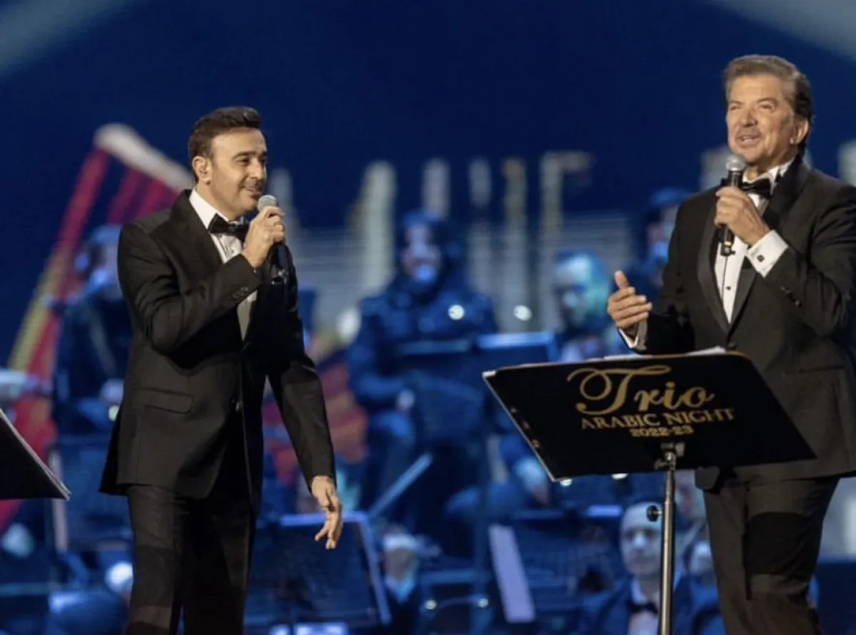 دويتو وليد توفيق وصابر الرباعي - الصورة من حساب موسم الرياض على الانستجرام