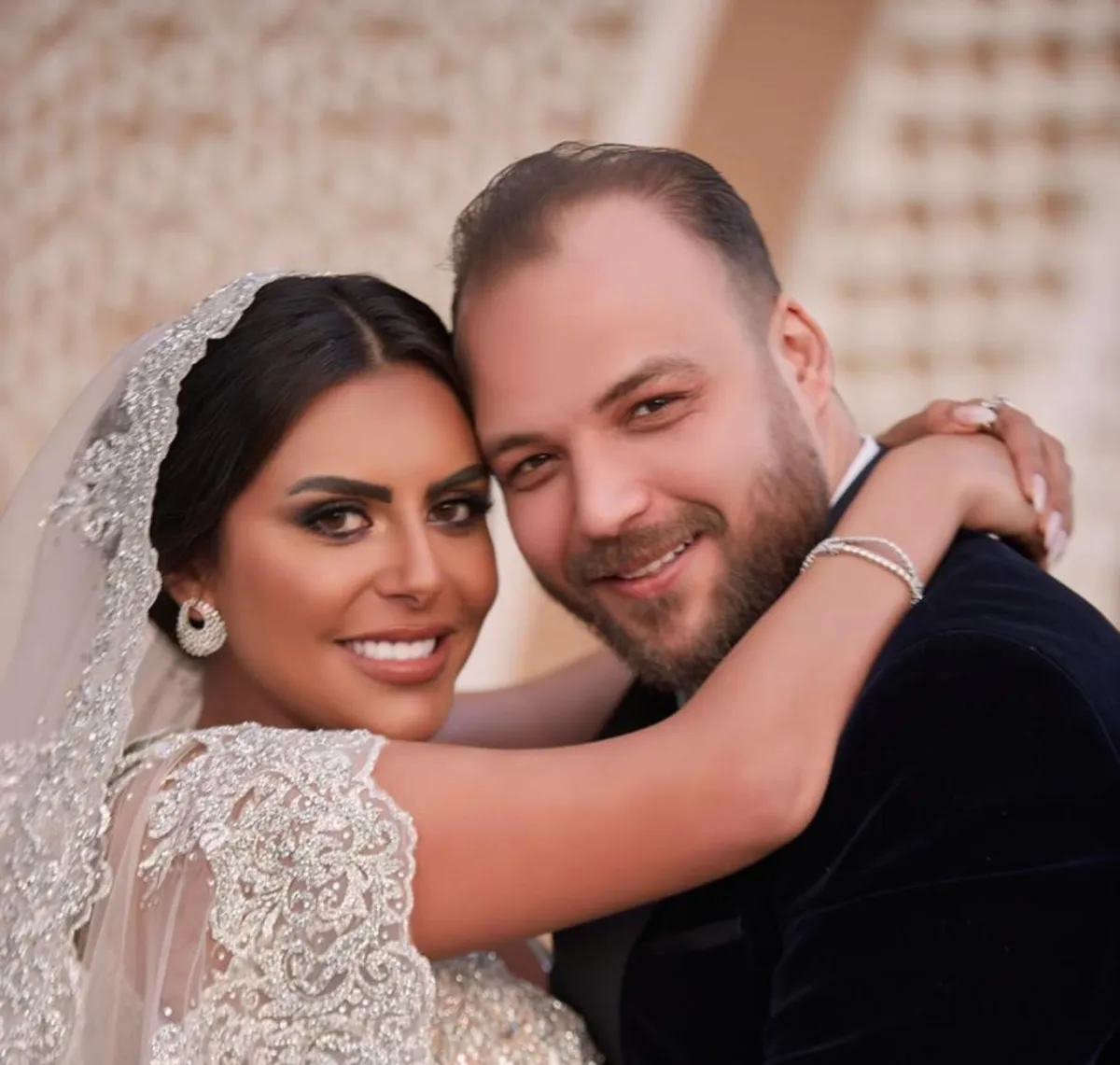 عقد قران هاجر الشرنوبي وأحمد الجابري - الصورة من إدارة أعمال هاجر الشرنوبي