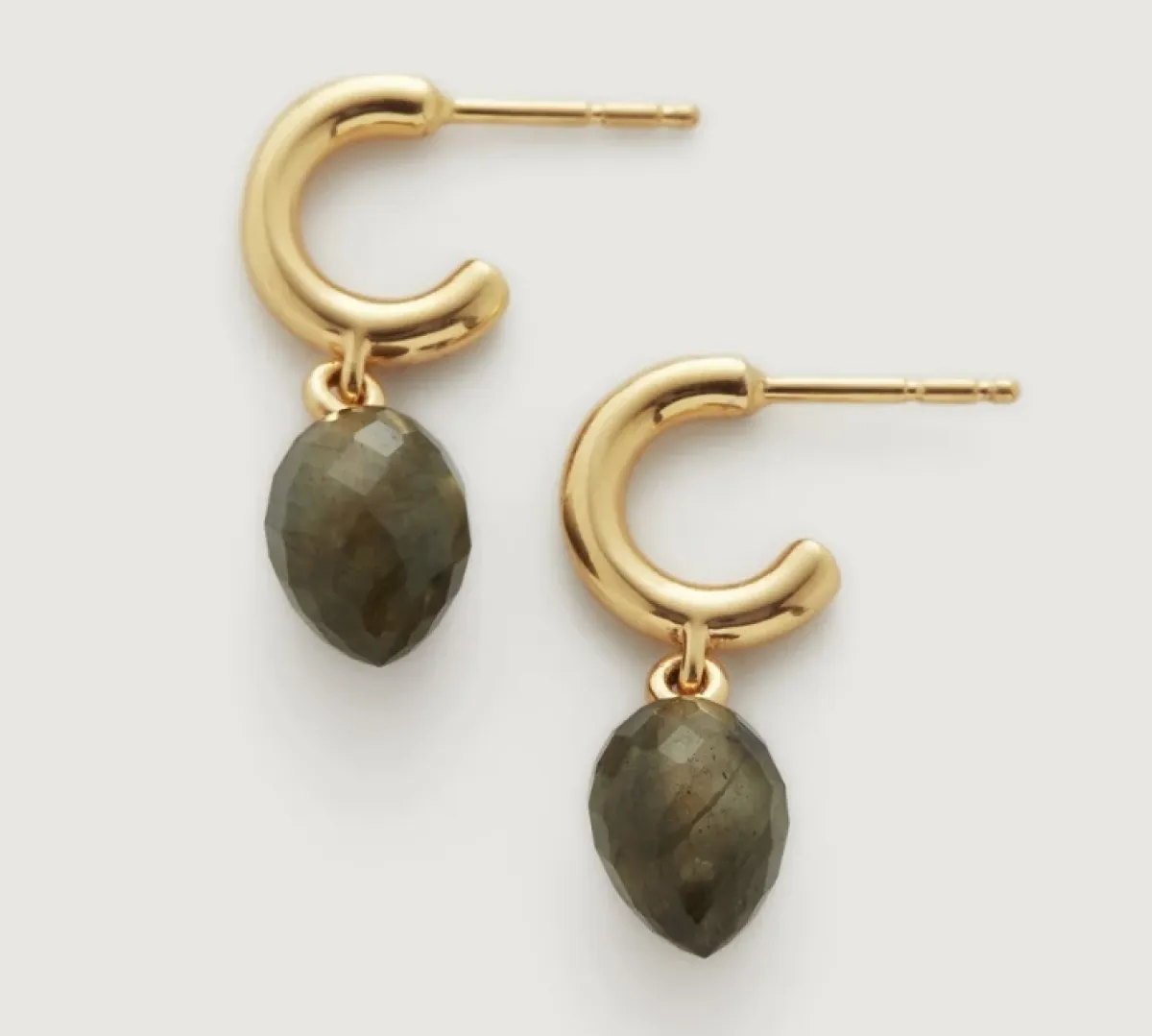 اقراط اللابرادوريت من Monica vinader