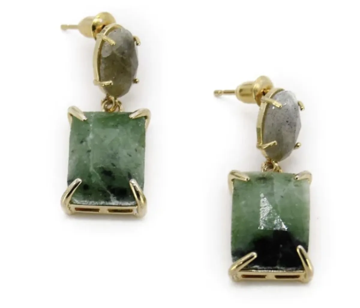 اقراط الاحجار الكريمة من Adiba